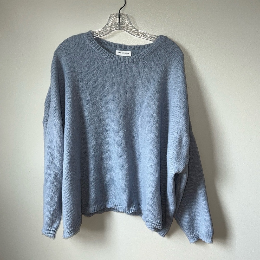 Daryl-Ann Denner by Pink Lily Oversized Crew Sweater